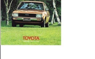 Toyota mallisto -esite, 1980