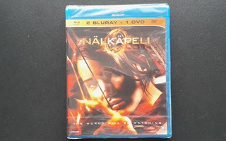 Blu-ray: Nälkäpeli 2xBD + 1xDVD (Jennifer Lawrence 2012)UUSI
