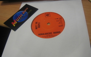 MOTT THE HOOPLE - HONALOOCHIE BOOGIE / ROSE EX- 7''