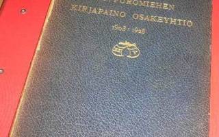 K. F. Puromiehen Kirjapaino Osakeyhtiö 1928 1.p.