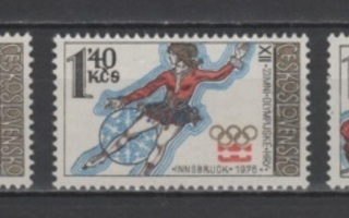 (S1706) CZECHOSLOVAKIA, 1976 (Winter Olympics, Innsbruck)