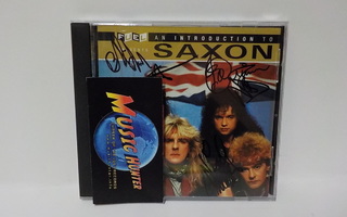 SAXON - AN INTRODUCTION TO SAXON CD +  5 x NIMMARIT!