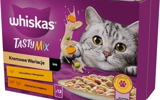 WHISKAS Tasty Mix - kissan märkäruoka - 12x85g