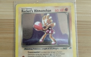 Pokemon kortti : Rocket's Hitmonchan