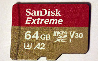 Sandisk Extreme 64GB Micro-SD kortti