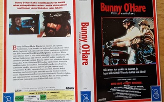 VHS  kansipaperi....BUNNY O'HARE - VILLIT VANHUKSET