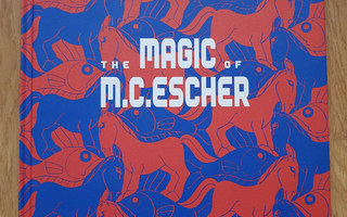 Isokokoinen, kovakantinen THE MAGIC OF M.C.ESCHER taidekirja