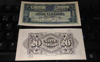 Mosambik Mocambique 20 Centavos 1933 PR29 UNC