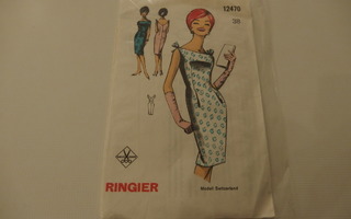 Vintage naisen puvun kaava , koko 38 , 50 - 60 -luvulta