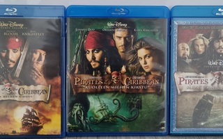 Blu-ray Pirates Of The Caribbean 1-3