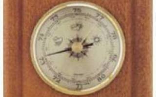 Mittarisetti ilmapuntari/kosteus-/lämpömi tt ari 20.1002.01