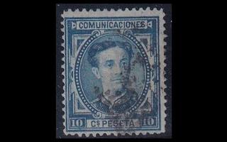 Espanja 157 o Alfonso XII 10 C (1876)