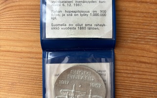 Suomi 50v juhlaraha 1967, 10mk