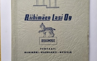 Riihimäen Lasi Oy Kuvasto 1949