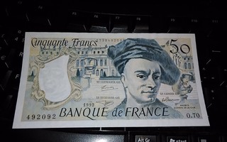 Ranska France 50 Francs 1992 sn092 XF