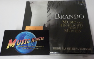 OST - BRANDO MUSIC AND HIGHLIGHTS FROM HIS MOVIES UUSI 3CD