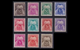 Andorra Fr P_21-31 ** Lunastusmerkit (1943)