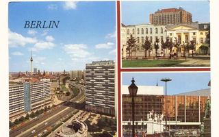Vanha postikortti Berliini DDR 1970 lukua