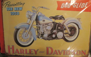 Peltikyltti Harley-Davidson Duo-Glide 1958