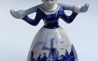 Vintage Delft Blue figuuri