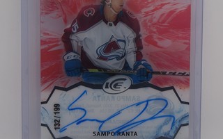 2021-22 Ice premieres Autographs Sampo Ranta /199