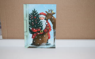 postikortti joulupukki