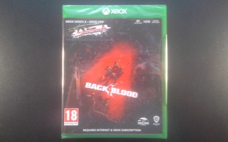 XBOX ONE: Back 4 Blood peli (2021)  UUSI