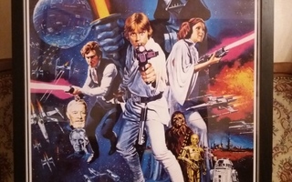 Kehystetty Star Wars juliste Episodi IV New Hope