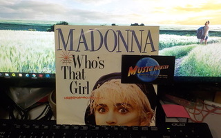 Madonna - Who's That Girl GER -87 EX+/EX- 7" + .