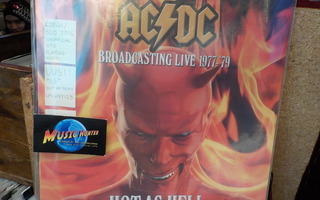 AC/DC - HOT AS HELL -  FLAME colored  VINYL UUSI LP+