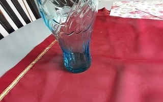 Sininen coca cola lasi