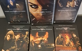 Stieg Larsson trilogia 3 dvd paketti