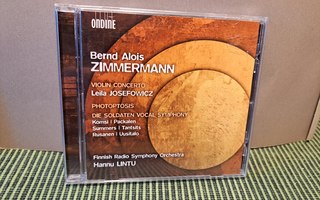 Zimmermann:Violin concerto etc-Leila Josefowicz-H. Lintu CD