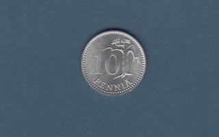 10 penniä 1987 N...rullasta