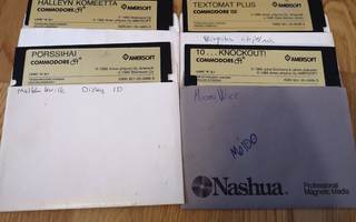Amersoft-levykkeitä - Commodore 64