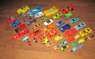 Kasa pikkuautoja - CARS, Matchbox, HotWheels, Transformers..