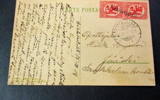 1919 Kirkkoleppälahti (Ruskeala) rivil kortilla