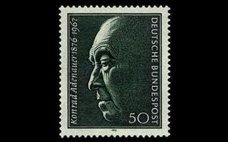 Saksa 876 ** Kondrad Adenauer (1976)