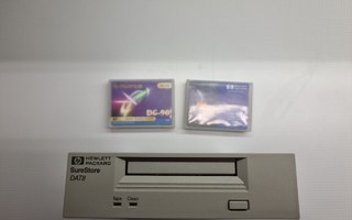 HP SureStore DAT8 SCSI-nauha-asema ja 90m nauha