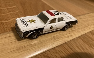 Dodge poliisiauto 1/64 Yatming pikkuauto.