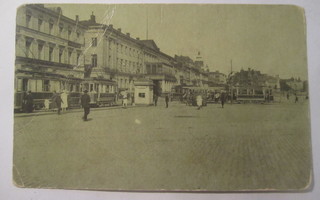 VANHA Postikortti Helsinki 1920-l Raitiovaunu