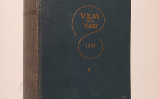 Vem och vad 1941 : biografisk handbok
