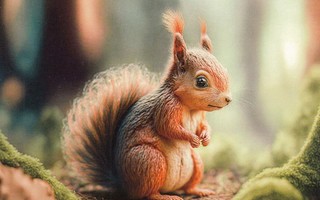 Pörröhäntäinen orava