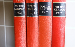 Pohjolan poliisi kertoo, 1973-75, 1982, 4 kirjaa