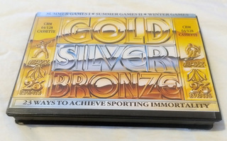 Gold, Silver, Bronze peli paketti (C64, Kasetti)