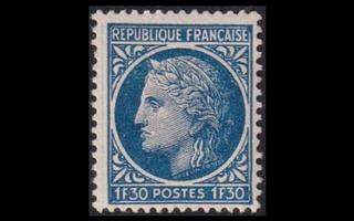 Ranska 789 ** Ceres 1.30 Fr (1947)