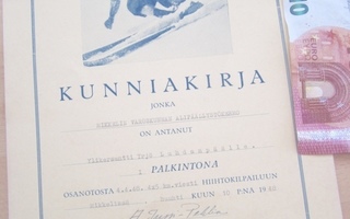 VANHA Kunniakirja Mikkeli Varuskunta 1948