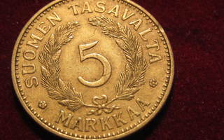 5 markkaa 1938
