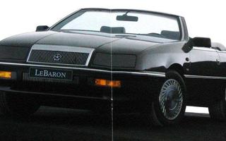 1991 Chrysler Le Baron  esite - KUIN UUSI - 22 sivua