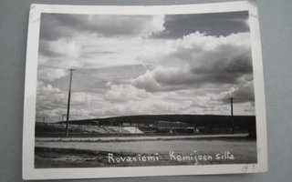 Rovaniemen rautatiesilta 1942 vanha valokuva